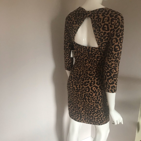 NWT Guess Animal Print Dress - Picture 4 of 8